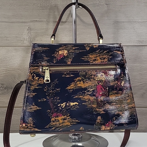 Patricia Nash Kent Countryside Crossbody Shoulder Bag Satchel Purse Tote - Picture 4 of 16